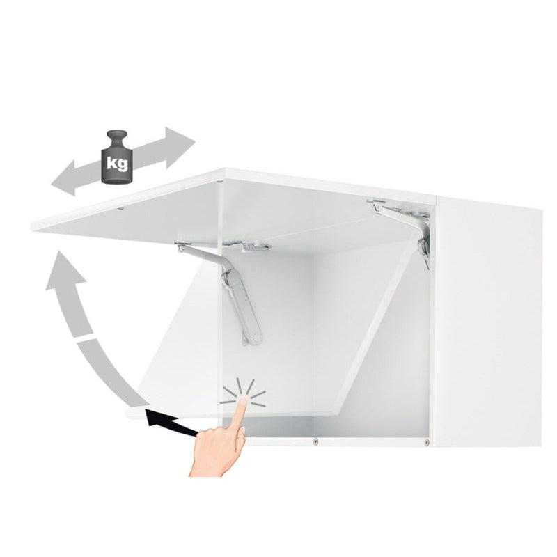 Häfele Maxi Podizni Mehanizam za otklopna vrata od drva ili s aluminijskim okvirom širine okvira od preko 45 mm