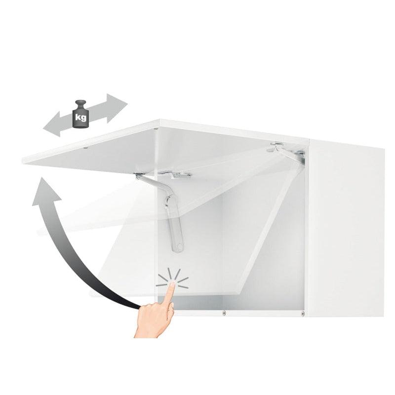 Häfele Maxi Podizni Mehanizam za otklopna vrata s aluminijskim okvirom 20 mm