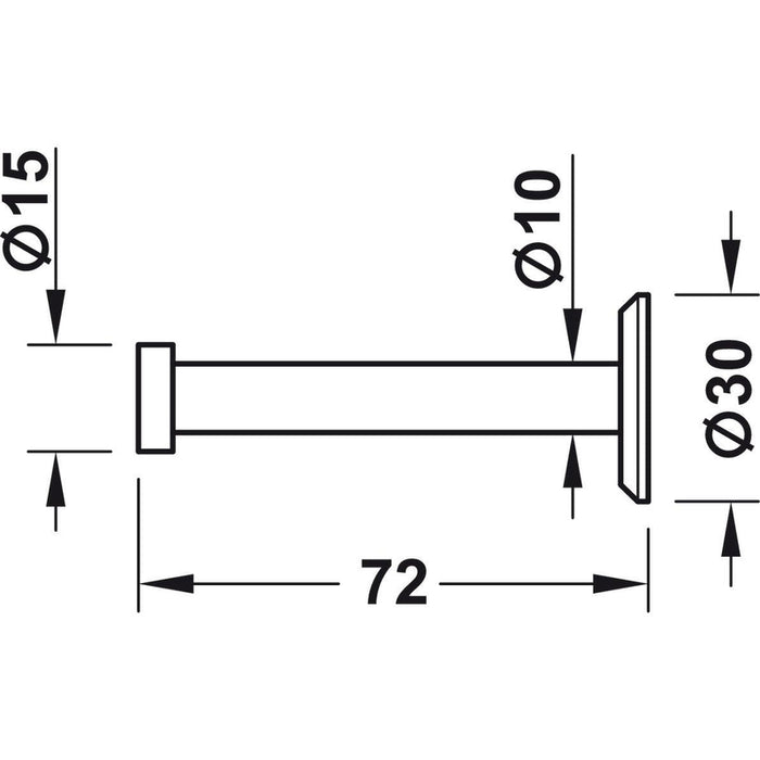 HÄFELE Garderobna kuka 844.72