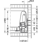 HÄFELE Set za fioku Matrix Box S35