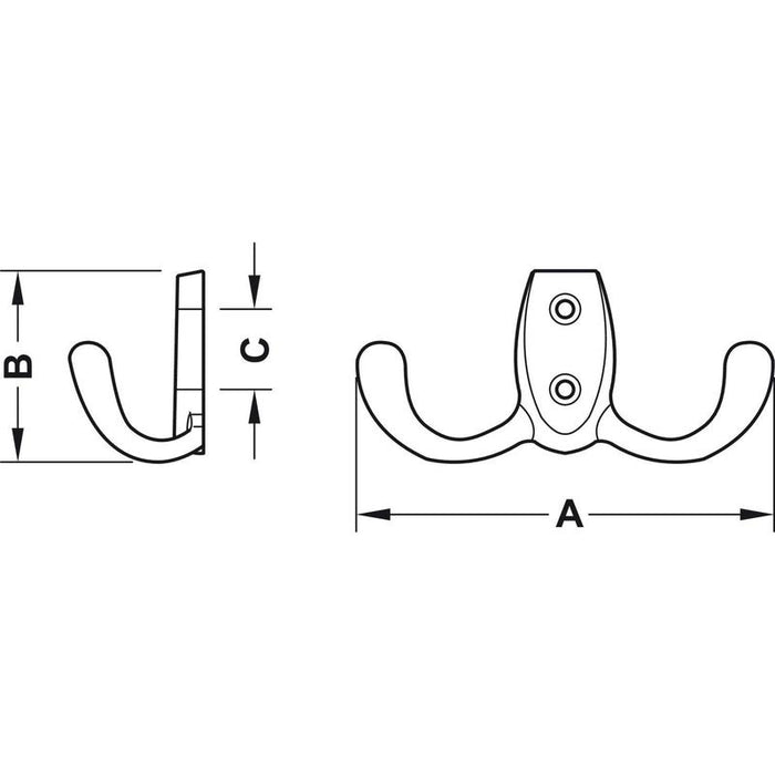 Garderobna kuka, Häfele Déco