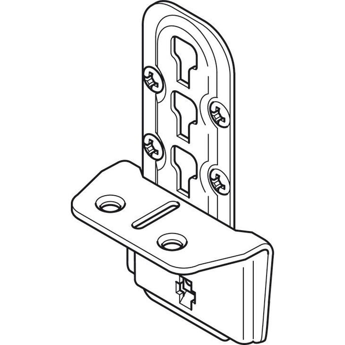Spojni element kreveta HS za nosač srednje grede i nosač letvičaste podnice