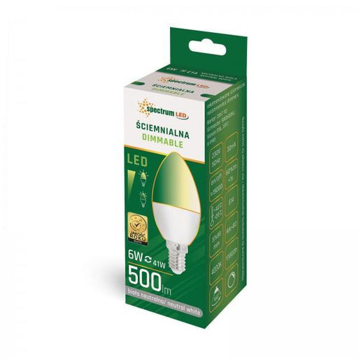 LED Sijalica E14 dimabilna prirodno bela 6W 14382