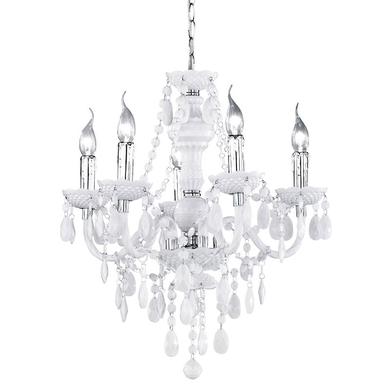 Luster 5 x E14 — 40 W, hrom