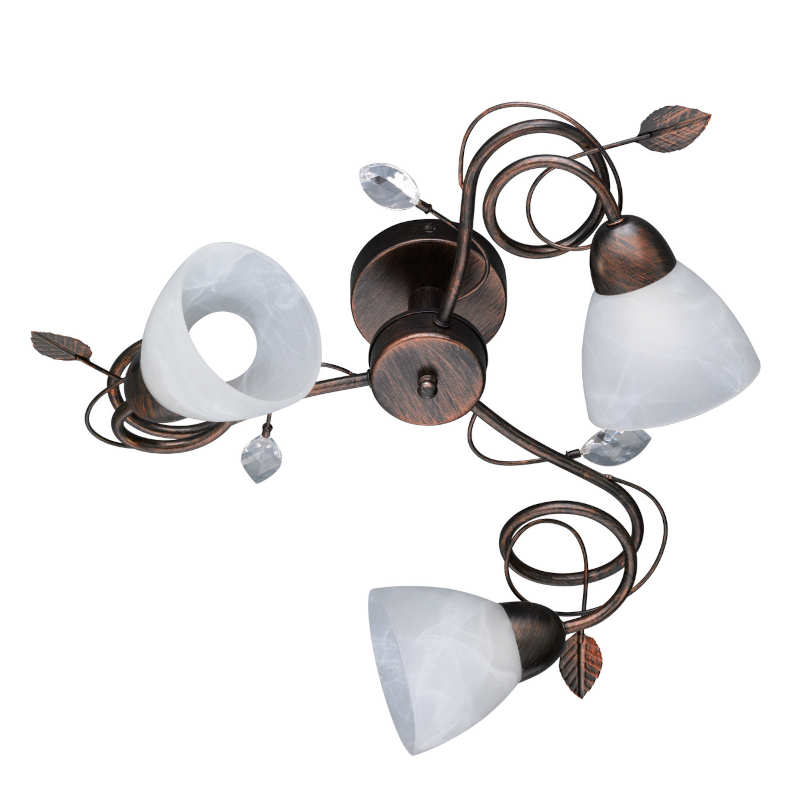 Luster Traditio 3 x E14 — 40 W, bakarna