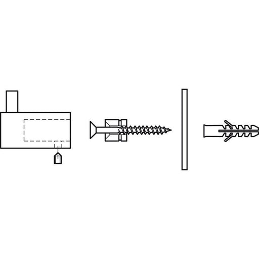 HÄFELE Garderobna kuka 842.57