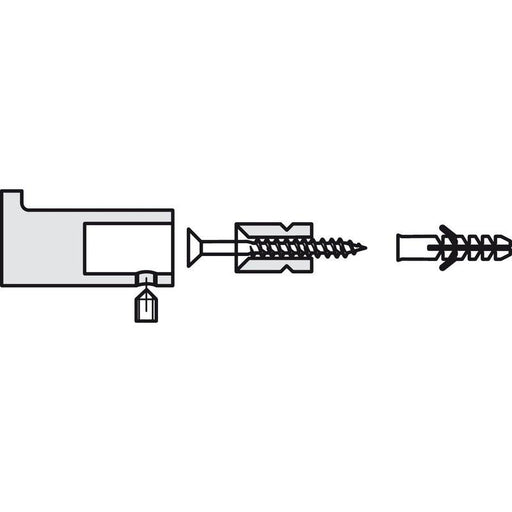 HÄFELE Garderobna kuka 844.73.002