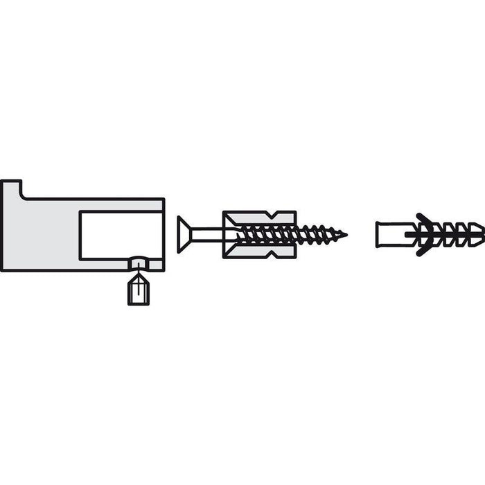 HÄFELE Garderobna kuka 844.73.002