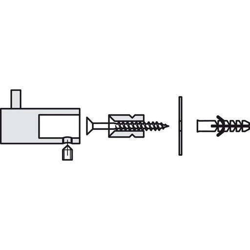 HÄFELE Garderobna kuka 855.00.015