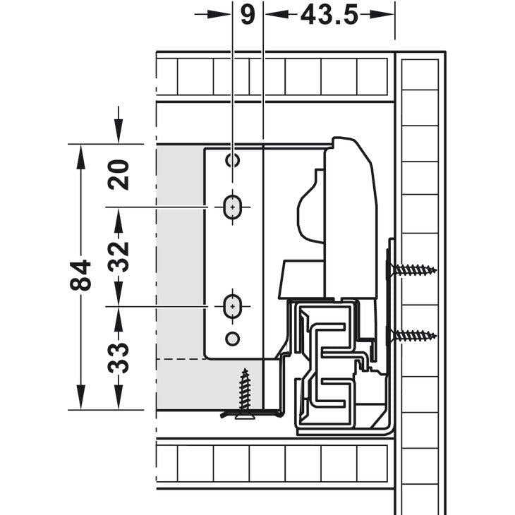 HÄFELE Set za fioku Matrix Box S35