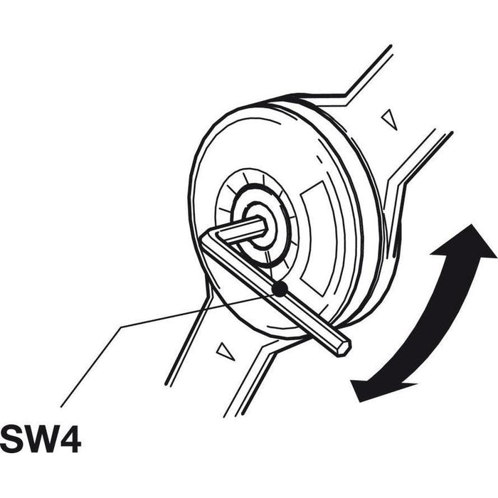 Häfele Podizni mehanizam Duo Forte set za drvene ili široke aluminijumske frontove