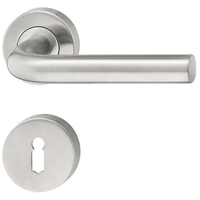 HÄFELE KVAKA ZA VRATA SA ROZETOM- KVAKA L OBLIKA/ SET