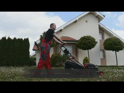 Video: ISKRA benzinska kosilica sa YAMAHA motorom 189 cm³ — prikaz upotrebe