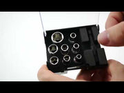 Video: Set nasadnih glava sa adapterom HEX Nut Felo 9 kom — prikaz proizvoda
