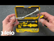 Video: Set alata Felo XL-Strongbox R-GO 27 SW/MS/ND 27 kom — prikaz proizvoda