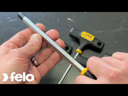 Video: Felo adapter sa T-ručkom 3/8 x 125 — prikaz proizvoda