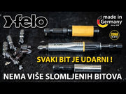 Video: Magnetni držač bitova Felo Impact 1/4 x 95 mm u blisteru — prikaz proizvoda