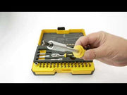 Video: Set alata Felo XL-Strongbox R-GO 36 sa čegrtaljkom — prikaz proizvoda