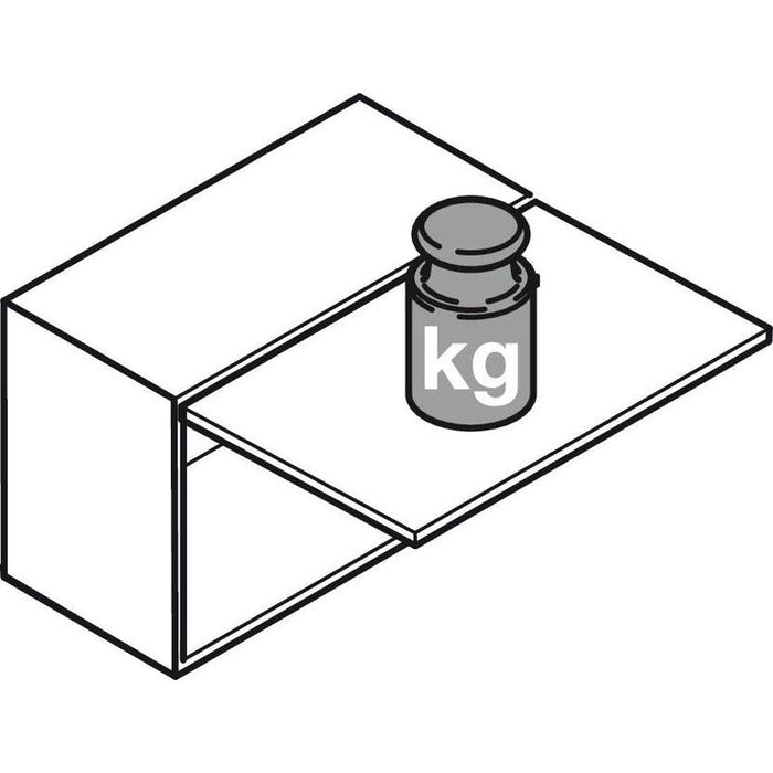 Häfele Podizni mehanizam Duo Standard set za drvene ili široke aluminijumske frontove