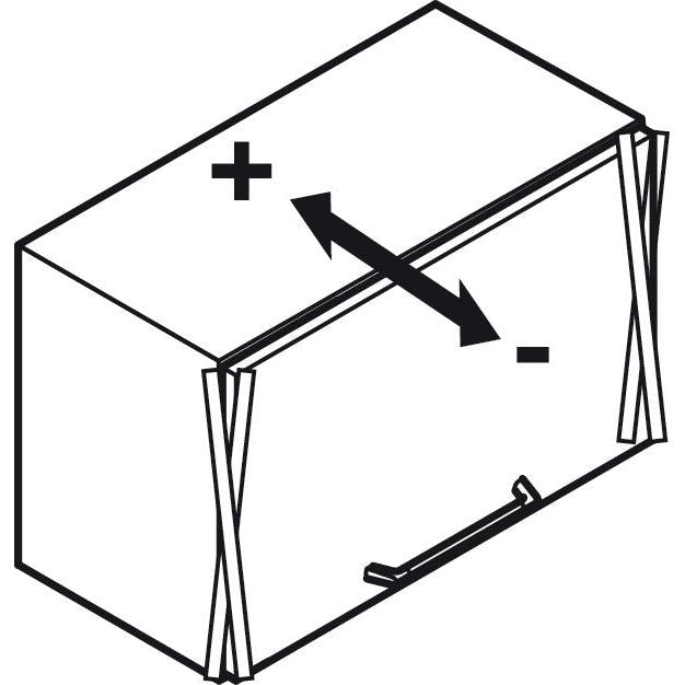Häfele Podizni mehanizam Duo Standard set za drvene ili široke aluminijumske frontove