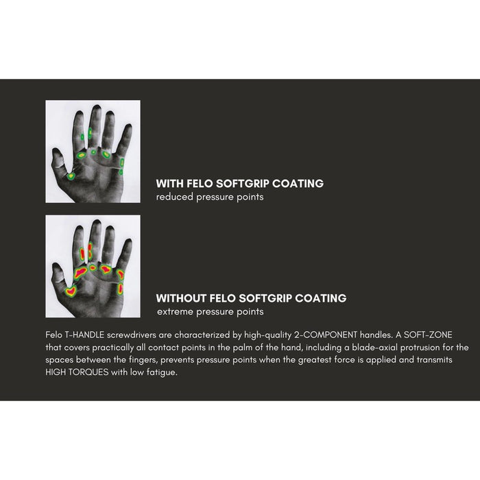 Set šrafcigera sa T-ručkom HEX/HEX-nut Felo 30397160 7 kom