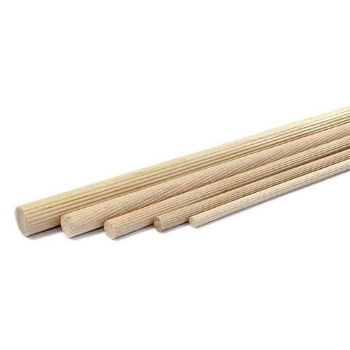 Rebrasti drveni tiplovi u štapu 1000 mm – Ø6–20 mm