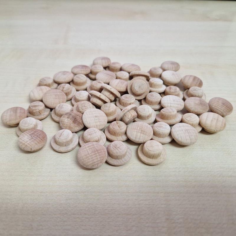 Drveni čep za nameštaj - 10x16mm - Pokrivna kapica za šrafove