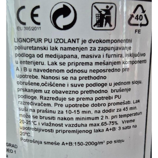 LIGNOPUR PU IZOLANT (za zapunjavanje medijapana)