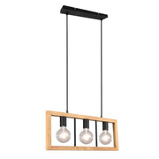 Visilica AGRA 3xE27 crna mat 313800332
