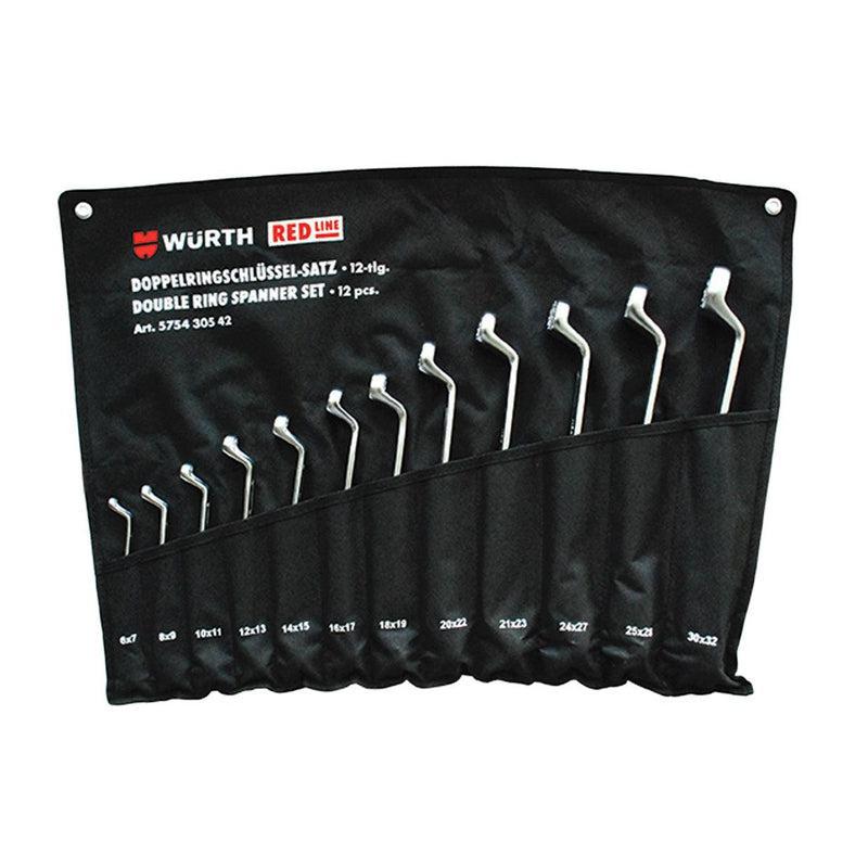 WÜRTH Set REDLINE duplo okastih ključeva