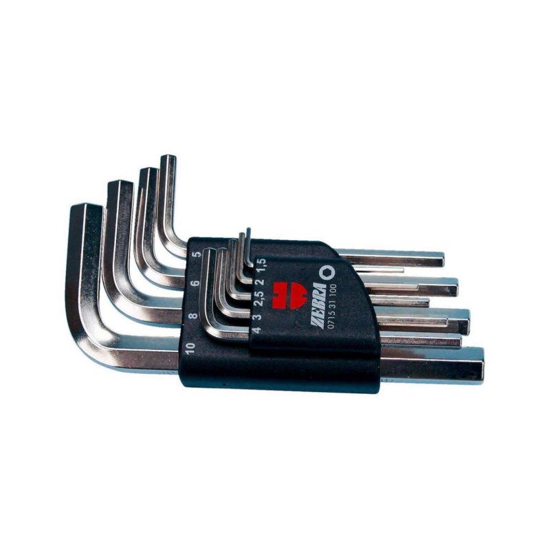 WÜRTH Set ZEBRA ugaonih imbus ključeva - 9 komada
