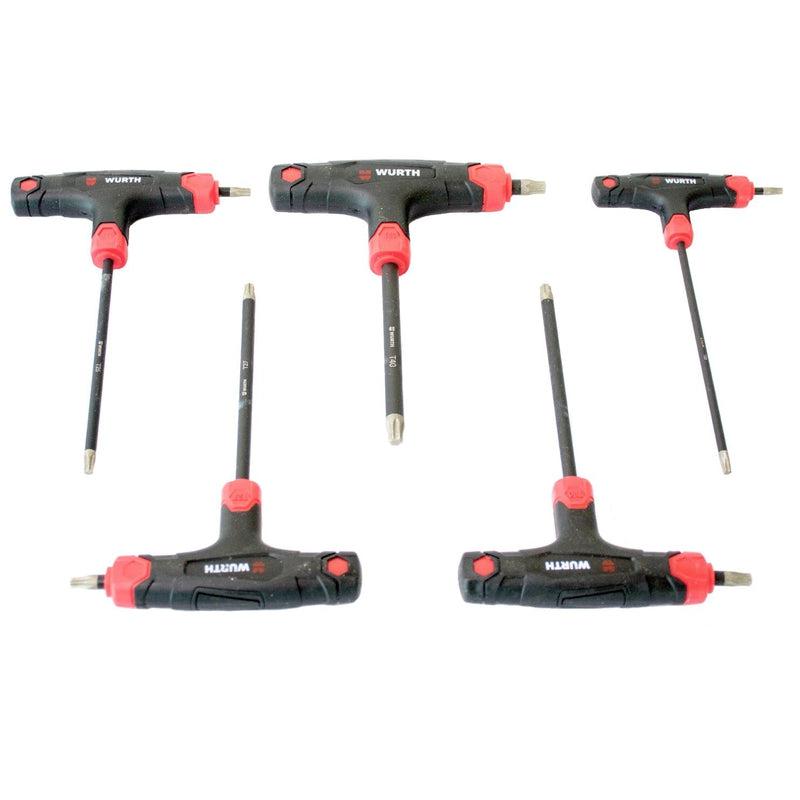 WÜRTH Set T-odvijača sa torx prihvatom - 5 komada