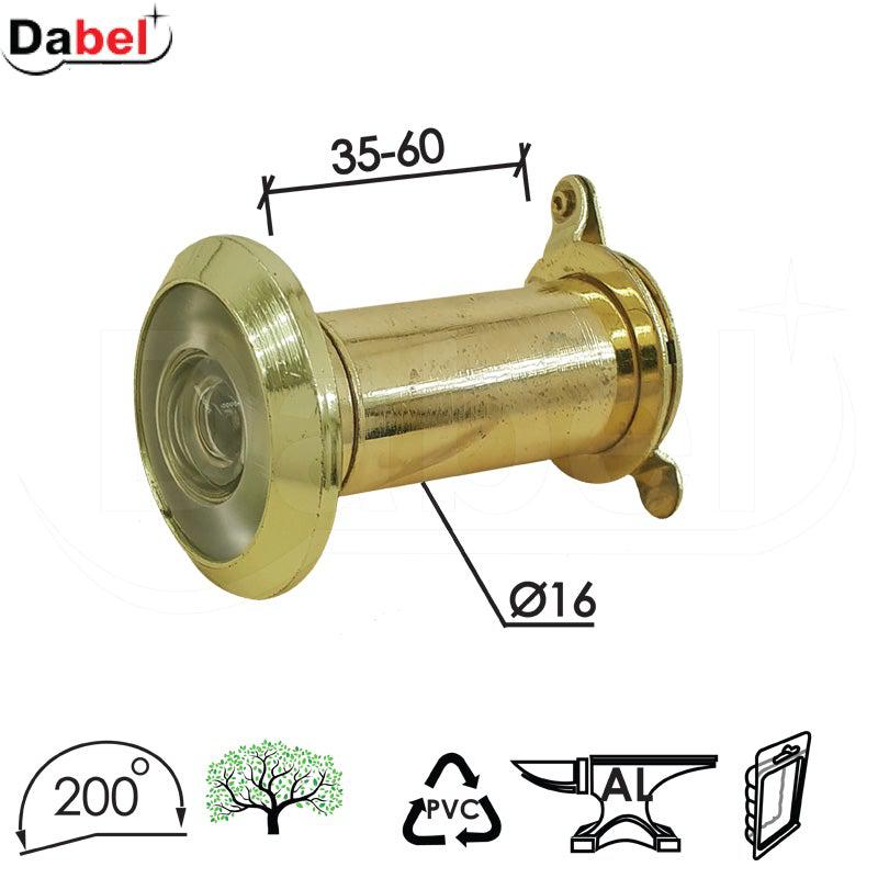 Špijunka za vrata ŠP4000 fi16/35-60mm/200˚ 200 stepeni DBP1