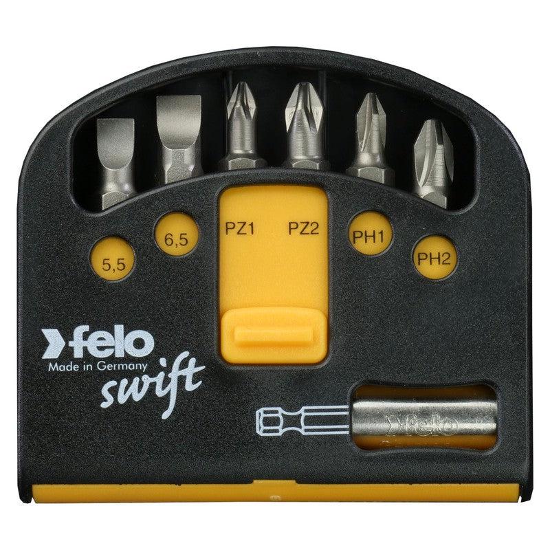 Set sa držačem i bitovima Felo Industrial Swift SL/PH/PZ 02060116 7 kom
