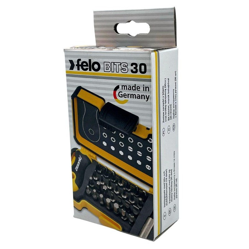 Set alata Felo XS-Strongbox Bits 30 sa ručkom i držačem bitova SL/PH/PZ/HEX/TX/SP 02073006 30 kom