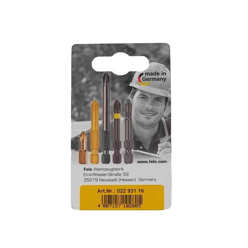 Bit Felo Industrial Phillips PH1/PH2/PH3 x 25 02293116 3 kom u blisteru
