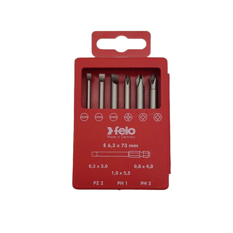 Set bitova Felo Industrial Bit-box Profi 73 mm SL/PH/PZ 03092716 6 kom