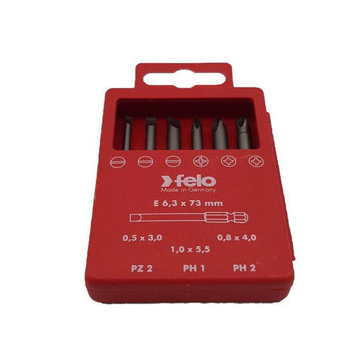 Set bitova Felo Industrial Bit-box Profi 73 mm SL/PH/PZ 03092716 6 kom