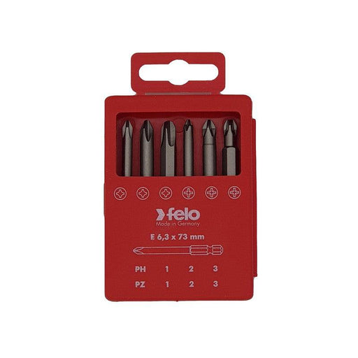 Set bitova Felo Industrial Bit-box Profi 73 mm PH/PZ 03291716 6 kom