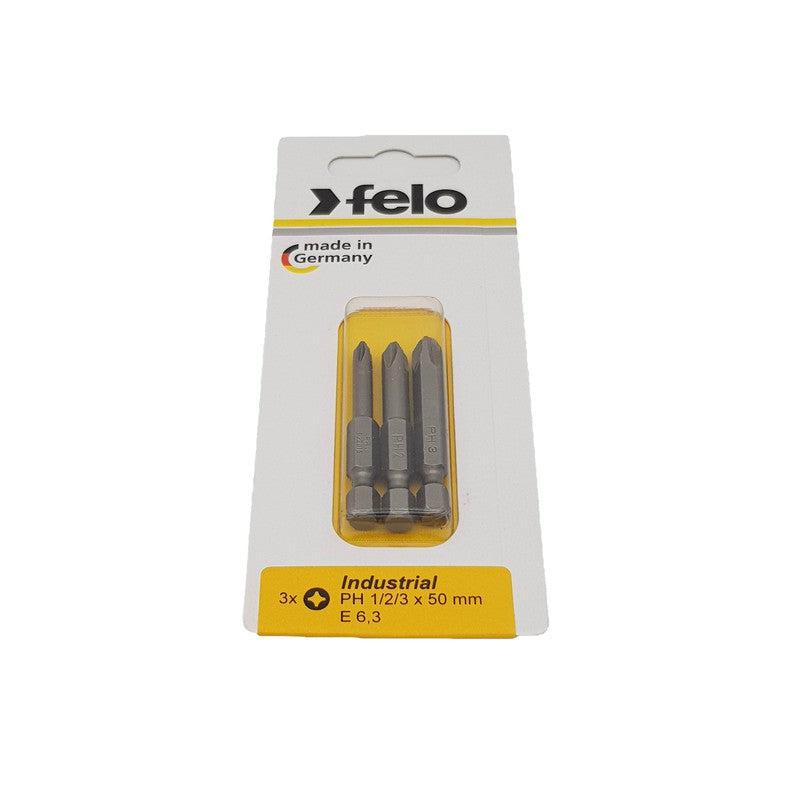 Bit Felo Industrial Phillips PH1/PH2/PH3 x 50 03293116 3 kom u blisteru