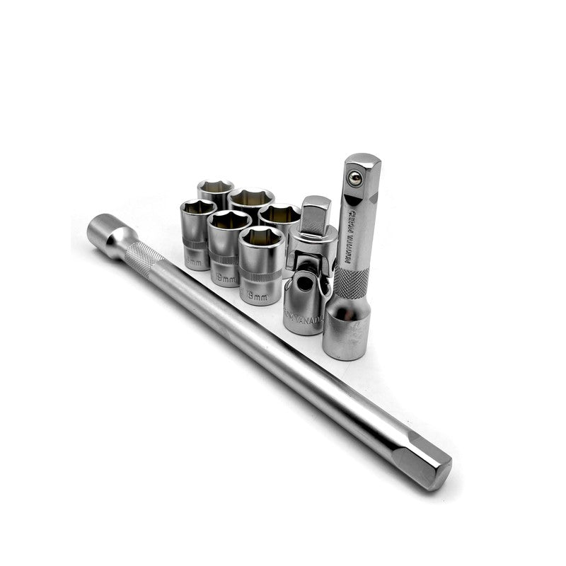 Set alata Felo Ergonic sa dugačkom čegrtaljkom 1/2 05681318 u kućištu
