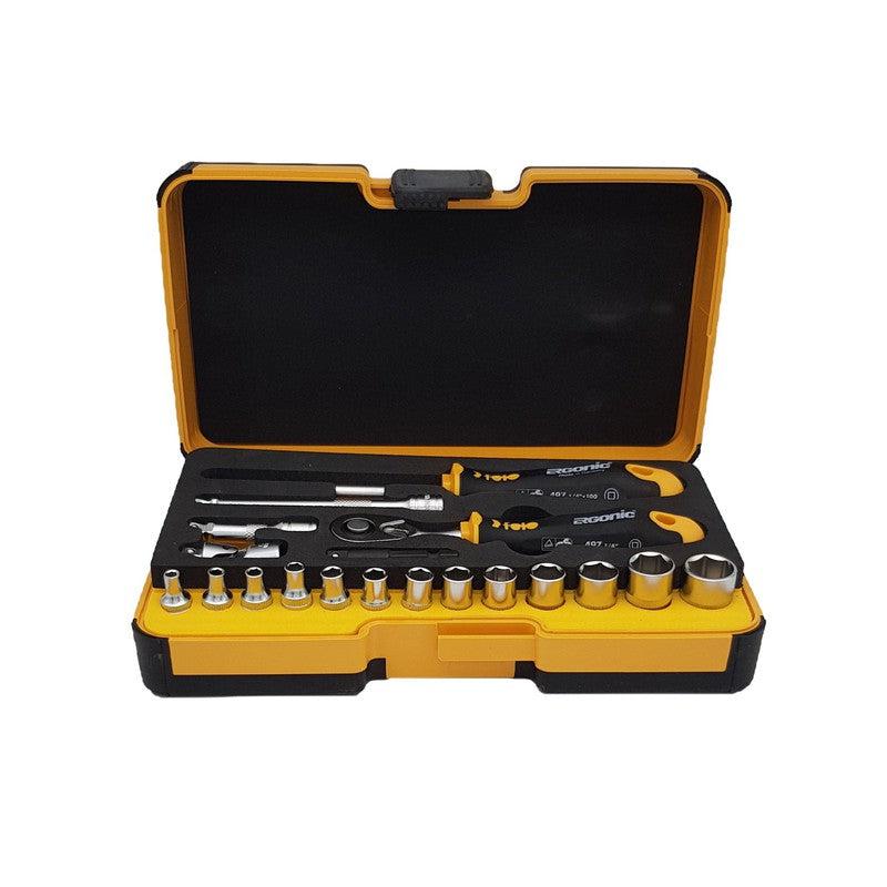 Set alata Felo XL-Strongbox R-GO 19 Inch sa čegrtaljkom 05781956 19 kom