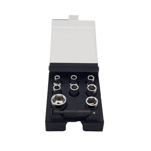 Set nasadnih glava sa adapterom HEX Nut Felo 05798106 9 kom