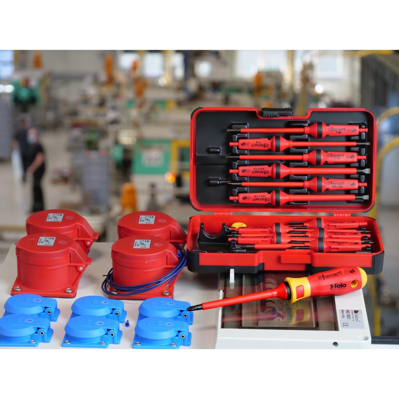 Set šrafcigera Felo XL-Strongbox E-smart VDE SL/PH/PZ/TX 06391306 13 kom