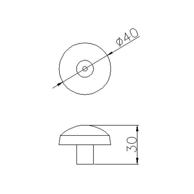 Ručica H148-40 RU2 LOPTA