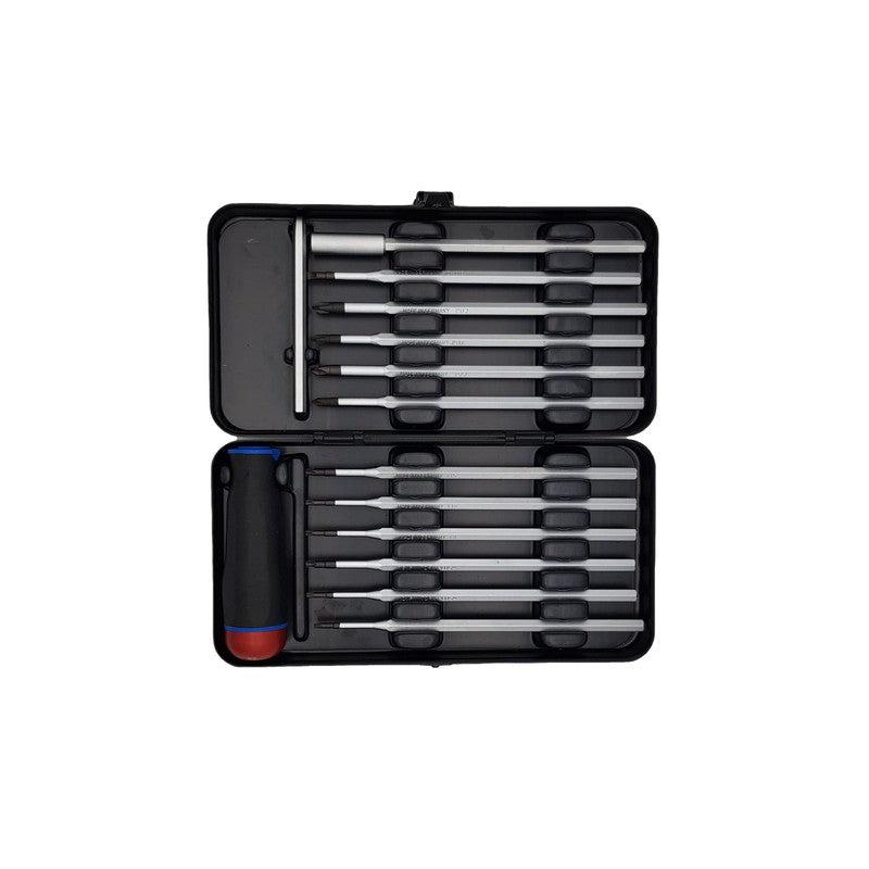 Set Felo Nm-Box sa moment šrafciger 1,5-3,0 Nm i nastavci Felo SL PH PZ TORX PH/SL PZ/SL 10099716 12 kom