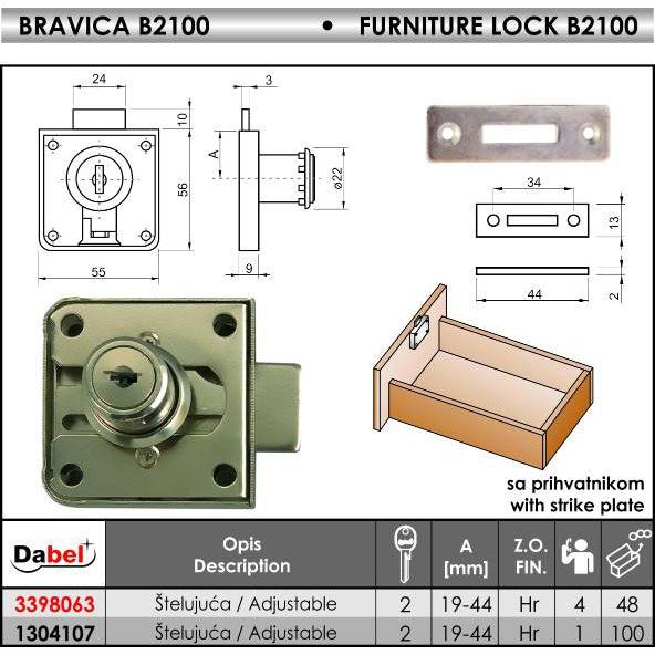 BRAVICA ZA DRVO 2100