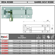 REZA ZA VRATA 500 80x30/17x30mm