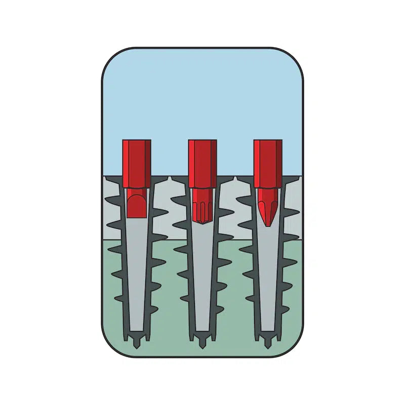 Würth metalni tipl za gips W-GS (tip Z), liveni cink
