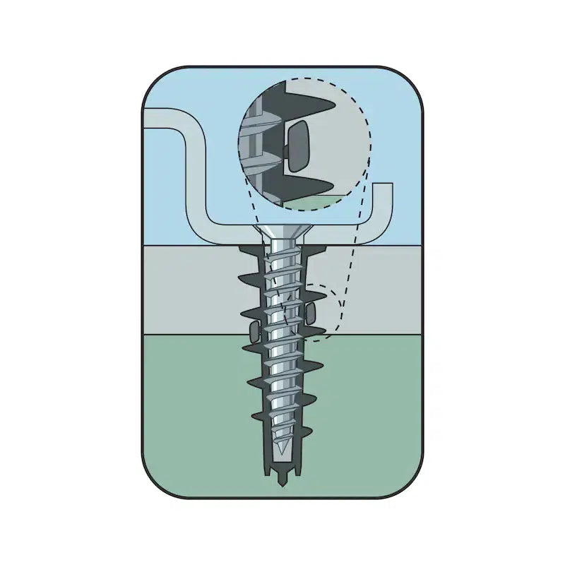 Würth metalni tipl za gips W-GS (tip Z), liveni cink